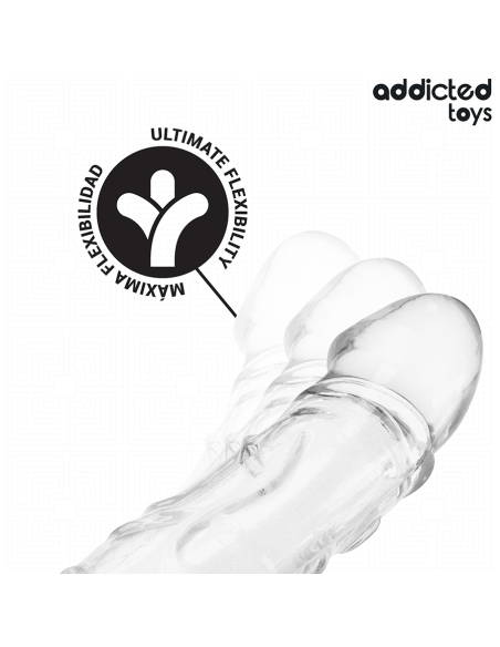 ADDICTED TOYS - EXTENSOR PARA EL PENE TRANSPARENTE 27 CM