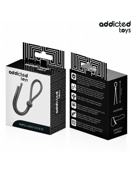 ADDICTED TOYS - CUERDA SILICONA PARA EL PENE DE LAZO SIMPLE