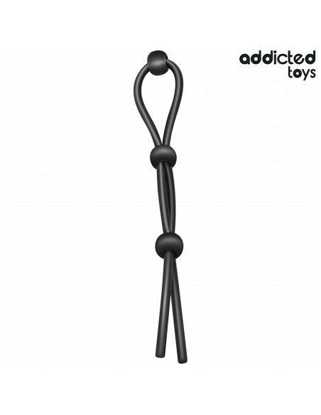 ADDICTED TOYS - CUERDA SILICONA PARA EL PENE DE LAZO TRIPLE