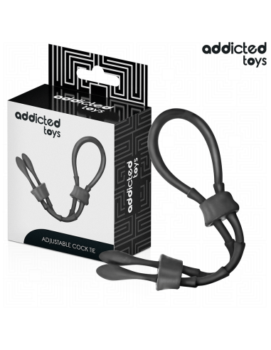 ADDICTED TOYS - CUERDA SILICONA AJUSTABLE PARA EL PENE