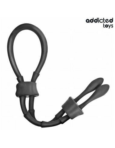 ADDICTED TOYS - CUERDA SILICONA AJUSTABLE PARA EL PENE