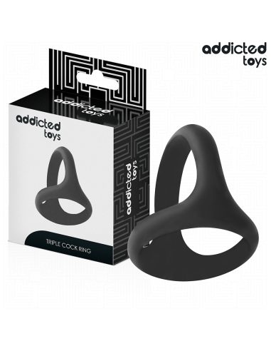 ADDICTED TOYS - ANILLO TRIPLE GRUESO PARA EL PENE