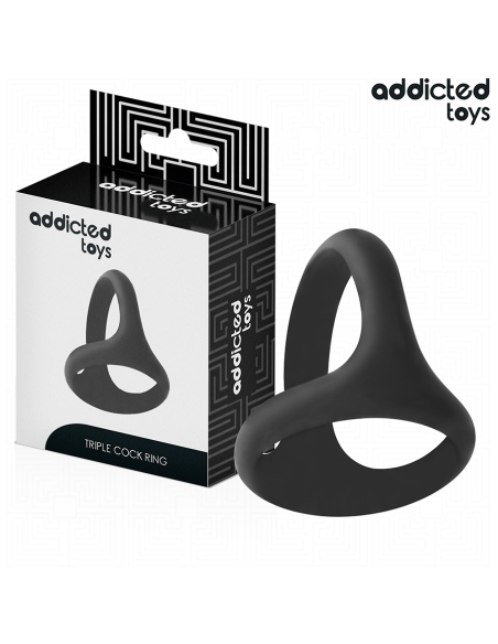 ADDICTED TOYS - ANILLO TRIPLE GRUESO PARA EL PENE