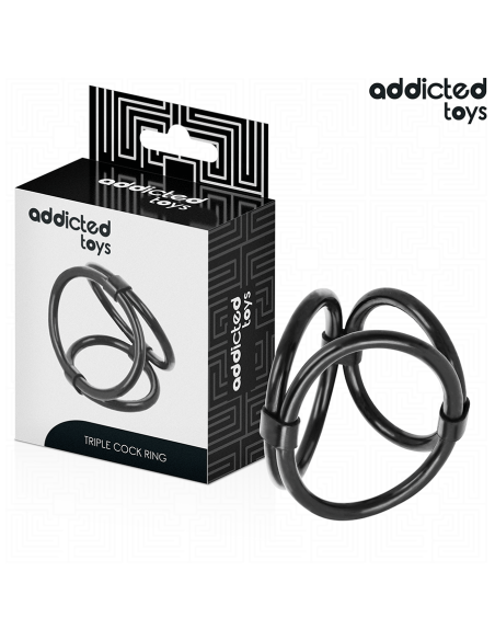 ADDICTED TOYS - ANILLO TRIPLE PARA EL PENE