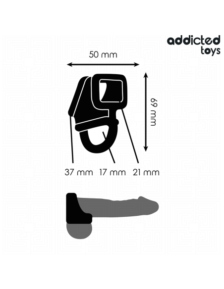 ADDICTED TOYS - ANILLO JAULA PARA EL PENE