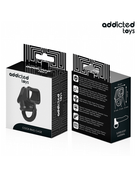 ADDICTED TOYS - ANILLO JAULA PARA EL PENE