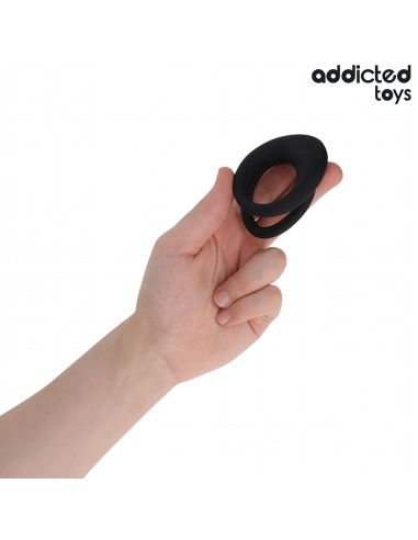 ADDICTED TOYS - ANILLO TEXTURIZADO DOBLE PARA EL PENE