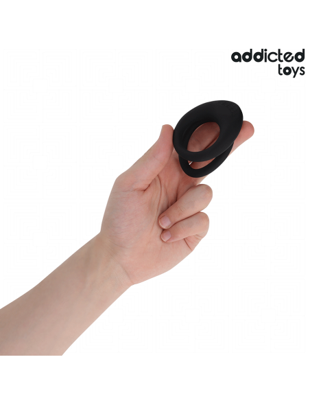 ADDICTED TOYS - ANILLO TEXTURIZADO DOBLE PARA EL PENE