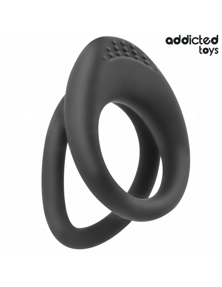 ADDICTED TOYS - ANILLO TEXTURIZADO DOBLE PARA EL PENE