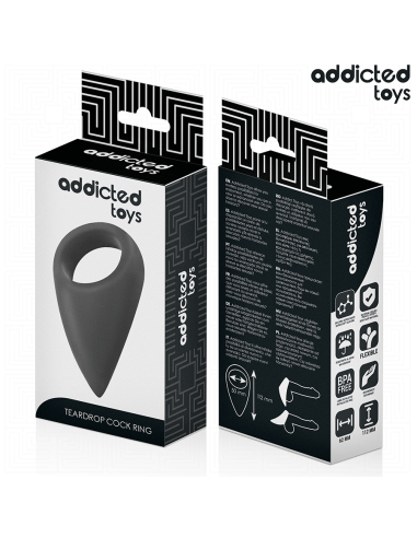 ADDICTED TOYS - ANILLO CON FORMA DE LÁGRIMA PARA EL PENE