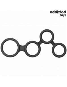 ADDICTED TOYS - ANILLO PARA EL PENE CON DIVISORES PARA TESTÍCULOS