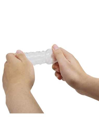 PRETTY LOVE - FUNDA PARA PENE APRETADA Y VOLUMINIZADORA TRANSPARENTE