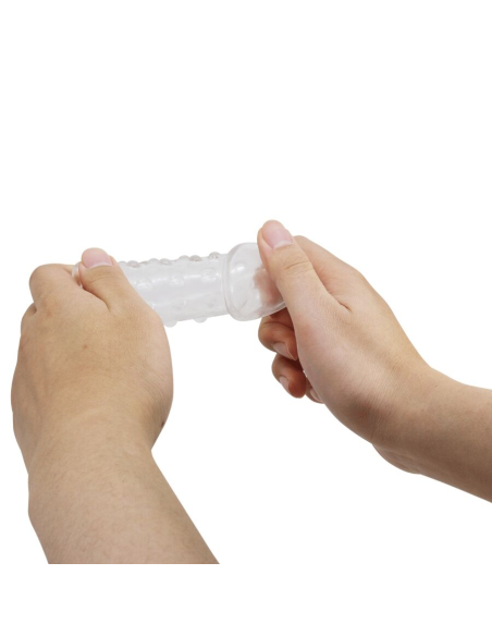 PRETTY LOVE - FUNDA PARA PENE APRETADA Y VOLUMINIZADORA TRANSPARENTE