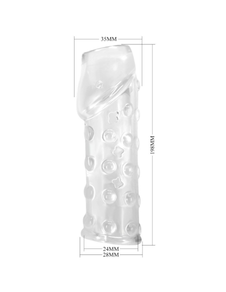 PRETTY LOVE - FUNDA PARA PENE APRETADA Y VOLUMINIZADORA TRANSPARENTE