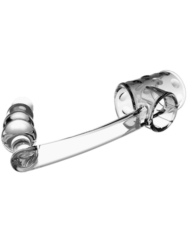 PRETTY LOVE - FUNDA PARA PENE CON PLUG ANAL TRANSPARENTE