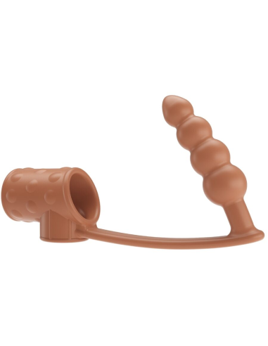 PRETTY LOVE - FUNDA PARA PENE CON PLUG ANAL NATURAL
