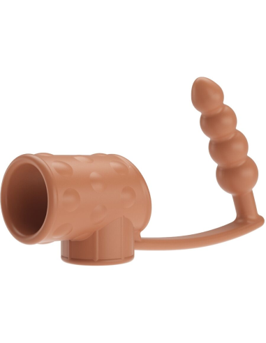 PRETTY LOVE - FUNDA PARA PENE CON PLUG ANAL NATURAL