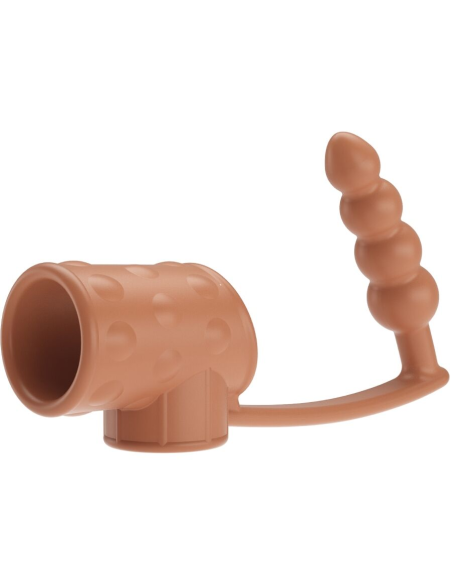 PRETTY LOVE - FUNDA PARA PENE CON PLUG ANAL NATURAL