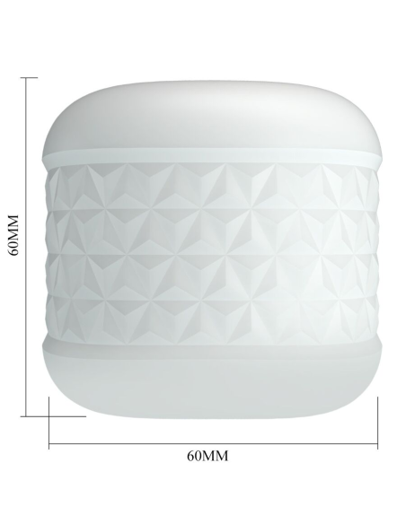 PRETTY LOVE - CRYSTLE MASTURBADOR MASCULINO BLANCO