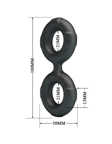 CRAZY BULL - RADWAN ANILLO DOBLE SILICONA MODELO 19