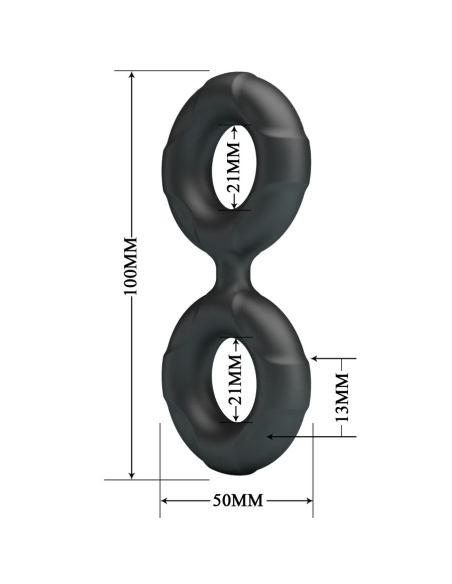 CRAZY BULL - RADWAN ANILLO DOBLE SILICONA MODELO 19