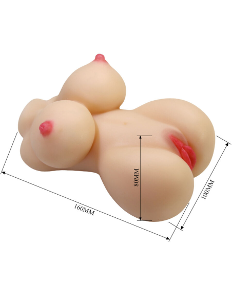 CRAZY BULL - HERTA MINI TORSO FEMENINO REALISTA VAGINA 497 G