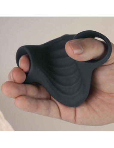 ROCKS- OFF - PALM MASTURBADOR VIBRADOR FLEXIBLE NEGRO