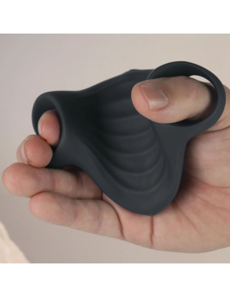 ROCKS- OFF - PALM MASTURBADOR VIBRADOR FLEXIBLE NEGRO