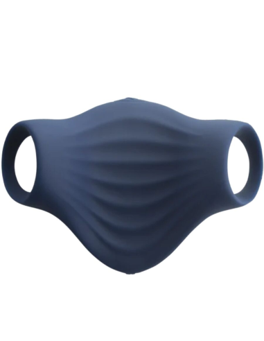 ROCKS- OFF - PALM MASTURBADOR VIBRADOR FLEXIBLE AZUL