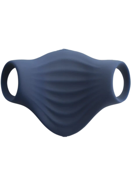 ROCKS- OFF - PALM MASTURBADOR VIBRADOR FLEXIBLE AZUL