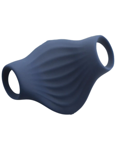 ROCKS- OFF - PALM MASTURBADOR VIBRADOR FLEXIBLE AZUL