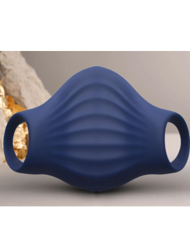 ROCKS- OFF - PALM MASTURBADOR VIBRADOR FLEXIBLE AZUL