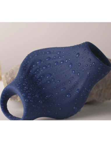 ROCKS- OFF - PALM MASTURBADOR VIBRADOR FLEXIBLE AZUL