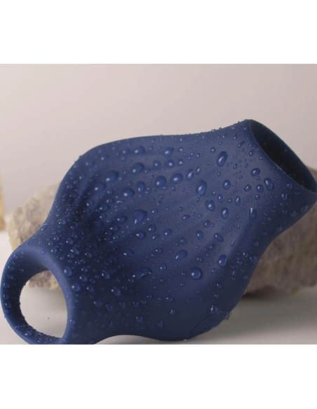 ROCKS- OFF - PALM MASTURBADOR VIBRADOR FLEXIBLE AZUL