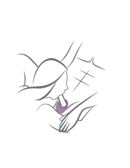 ROCKS- OFF - SPIRE ANILLO VIBRADOR PARA EL PENE NEGRO