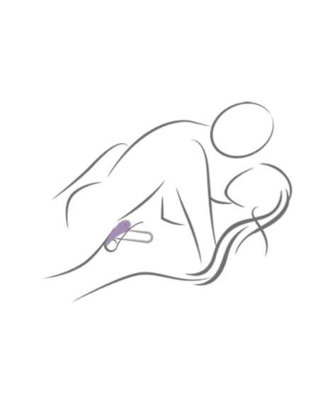 ROCKS- OFF - SPIRE ANILLO VIBRADOR PARA EL PENE NEGRO