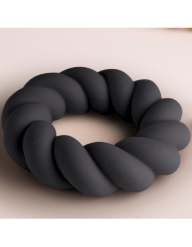 ROCKS- OFF - TWIST ANILLO MASTURBADOR SILICONA NEGRO