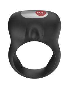 FUN FACTORY - STEADY ANILLO VIBRADOR PENE NEGRO