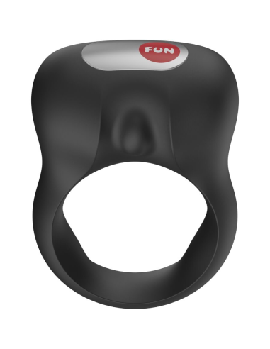 FUN FACTORY - STEADY ANILLO VIBRADOR PENE NEGRO