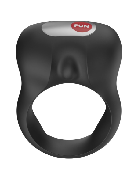 FUN FACTORY - STEADY ANILLO VIBRADOR PENE NEGRO