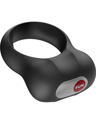 FUN FACTORY - STEADY ANILLO VIBRADOR PENE NEGRO