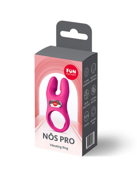 FUN FACTORY - NOS PRO ANILLO VIBRADOR PENE MAGENTA