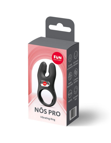 FUN FACTORY - NOS PRO ANILLO VIBRADOR PENE NEGRO