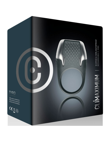 CLIMAXIMUM - TYRO ANILLO VIBRADOR PARA PENE LUCES LED