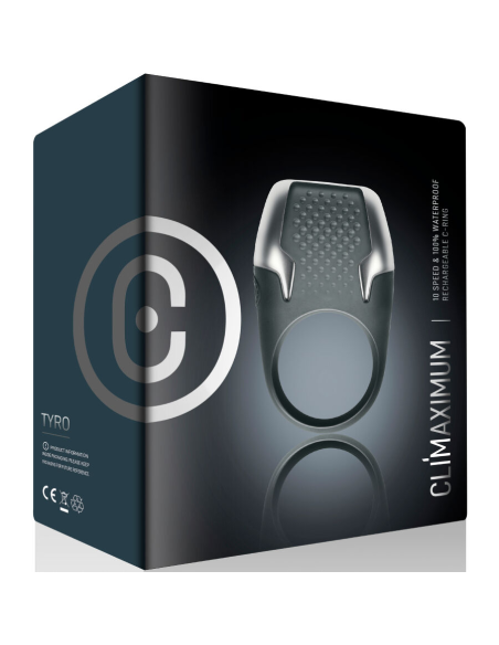 CLIMAXIMUM - TYRO ANILLO VIBRADOR PARA PENE LUCES LED