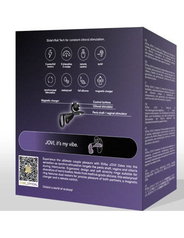 SNAIL VIBE - JOVI ANILLO DE PAREJA CONTROL REMOTO NEGRO