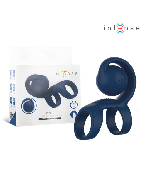 INTENSE - TYSON ANILLO POTENCIADOR CON CARACOL VIBRADOR Ø 3,2 CM