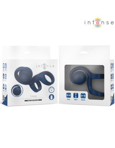 INTENSE - TYSON ANILLO POTENCIADOR CON CARACOL VIBRADOR Ø 3,2 CM