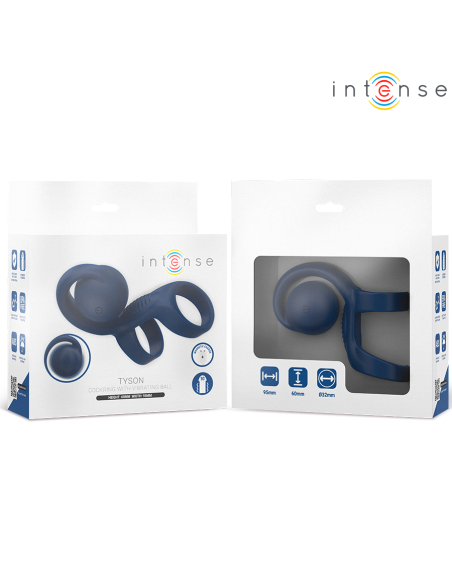 INTENSE - TYSON ANILLO POTENCIADOR CON CARACOL VIBRADOR Ø 3,2 CM