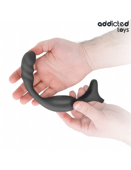ADDICTED TOYS - ANILLO DOBLE VIBRADOR PROSTÁTICO CONTROL REMOTO